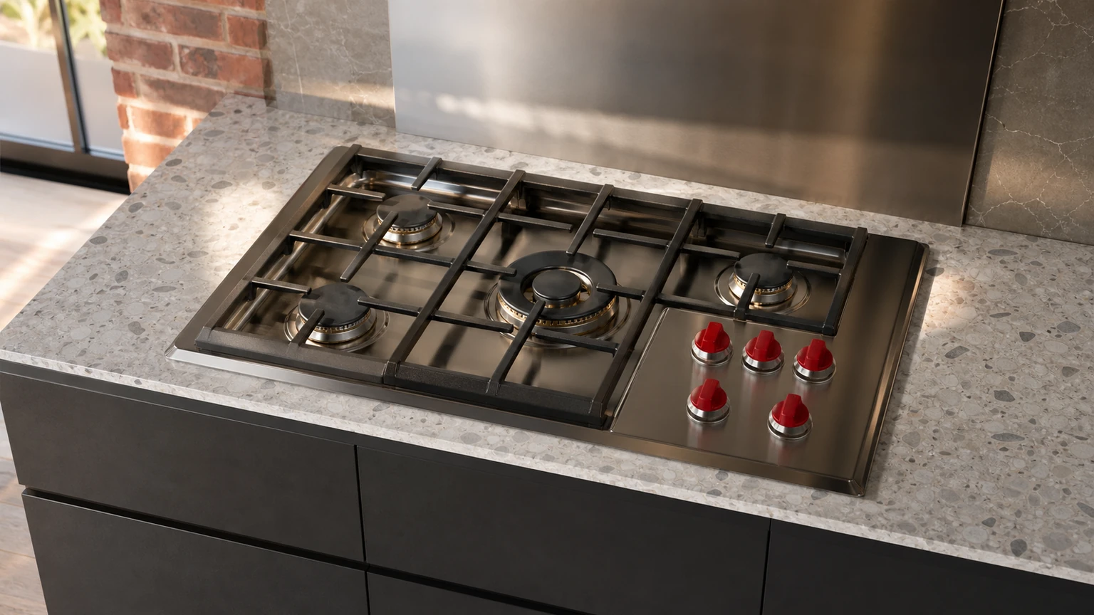 Built-in cooktop diagnostic visit in the service area